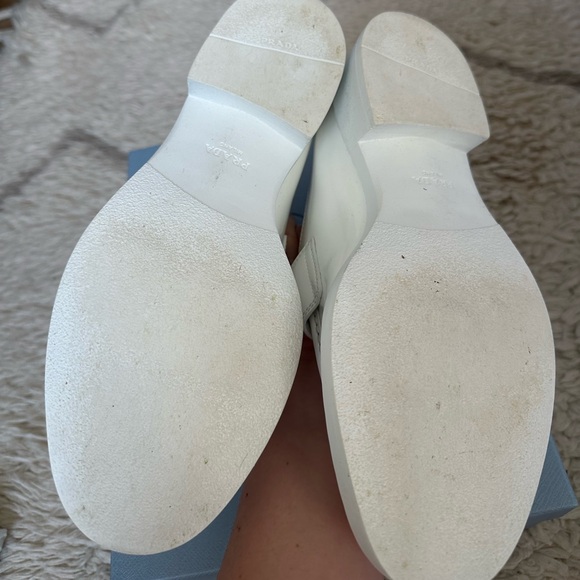 Prada Chocolate Loafers white patent - Picture 4 of 7
